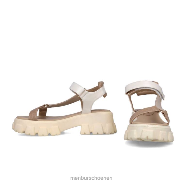beige sandalen 64N062904 slangen vrouwen Menbur