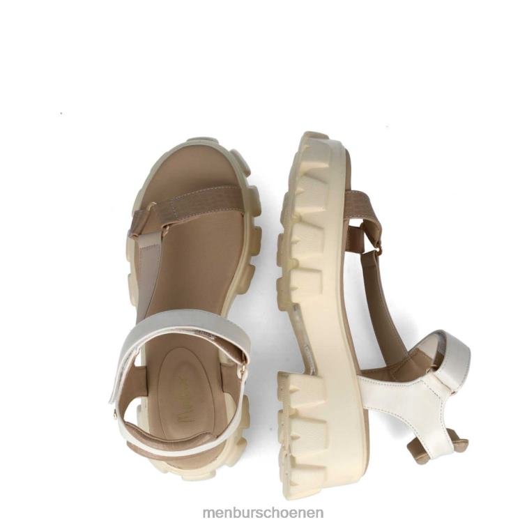 beige sandalen 64N062904 slangen vrouwen Menbur