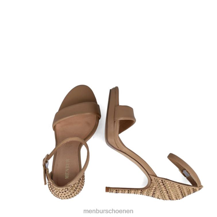 beige sandalen 64N0678 altaar vrouwen Menbur