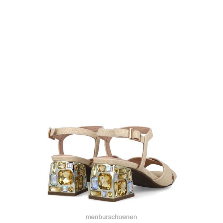 geel sandalen 64N0658 coronaborealis vrouwen Menbur