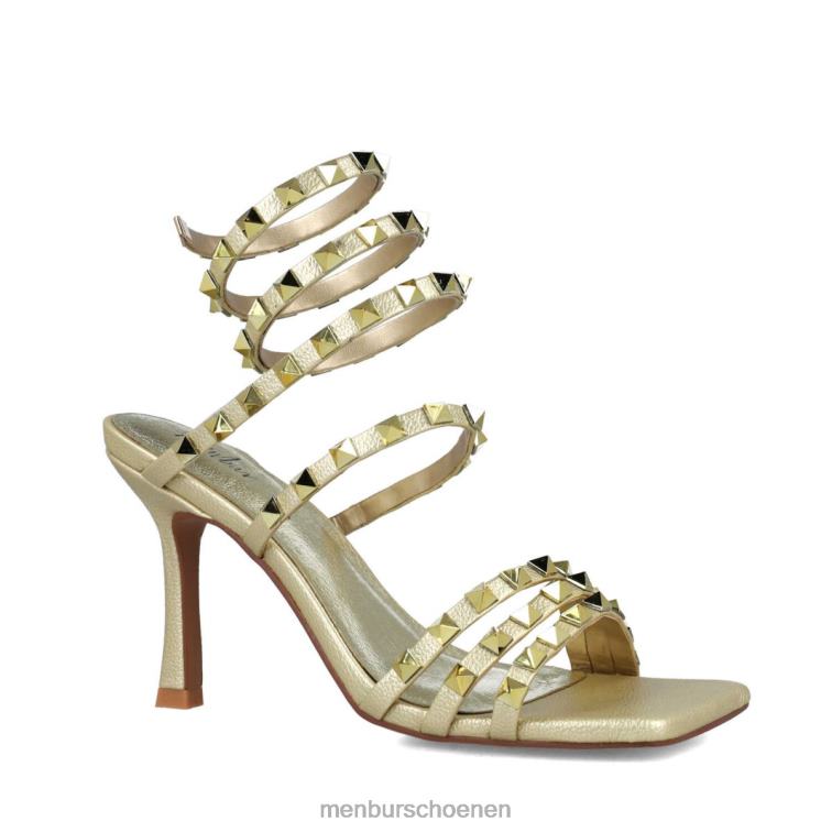 goud sandalen 64N0618 Weegschaal vrouwen Menbur