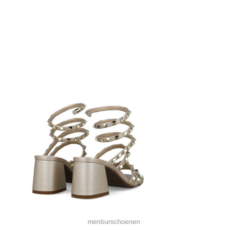 goud sandalen 64N0620 Weegschaal vrouwen Menbur