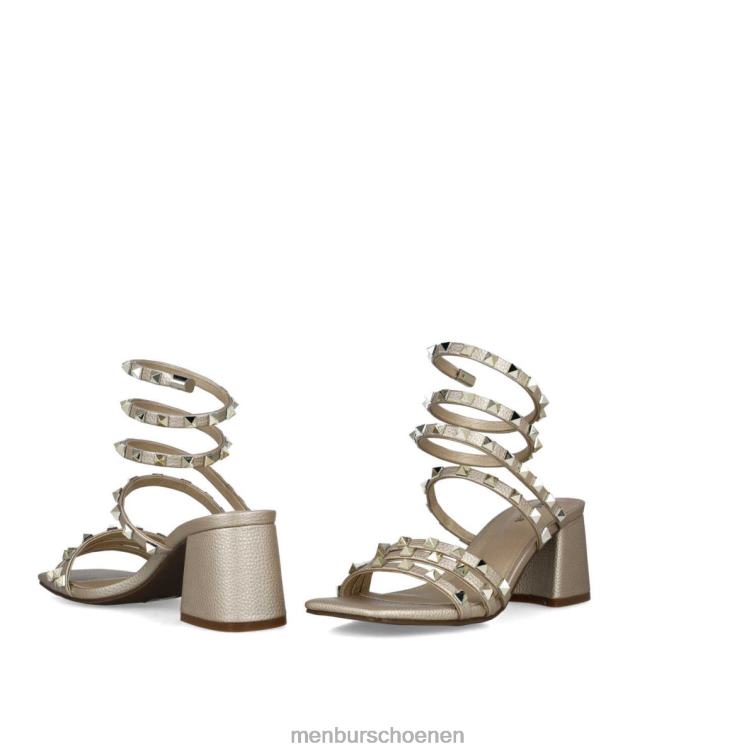 goud sandalen 64N0620 Weegschaal vrouwen Menbur