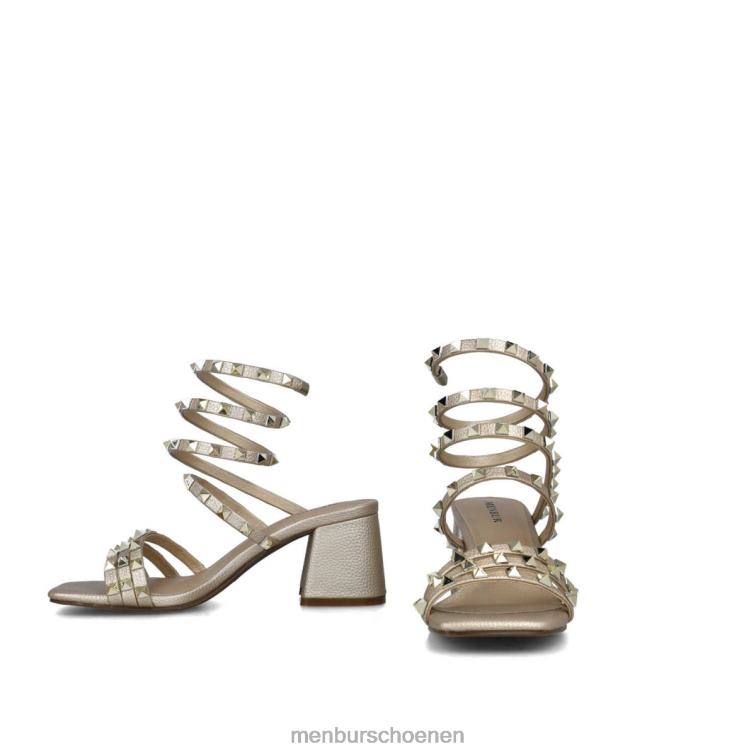 goud sandalen 64N0620 Weegschaal vrouwen Menbur