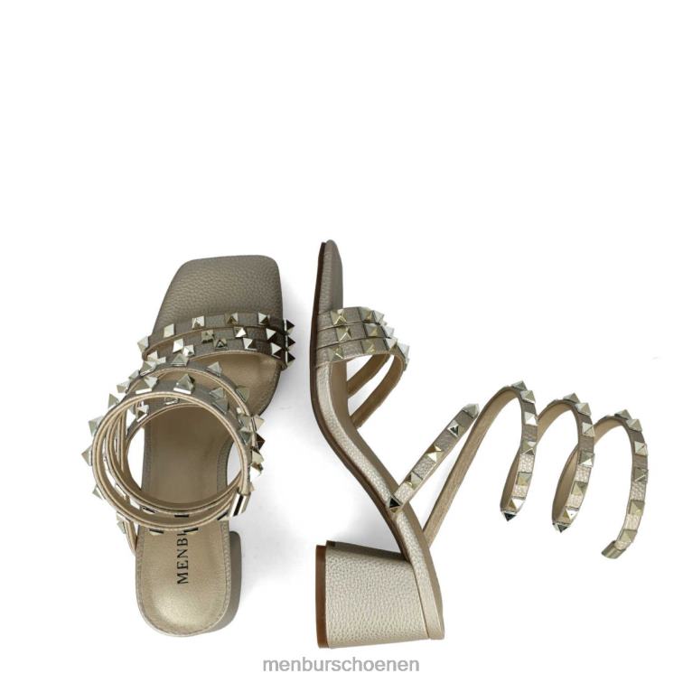 goud sandalen 64N0620 Weegschaal vrouwen Menbur