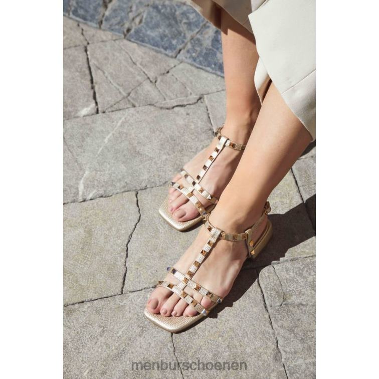 goud sandalen 64N062657 Weegschaal vrouwen Menbur