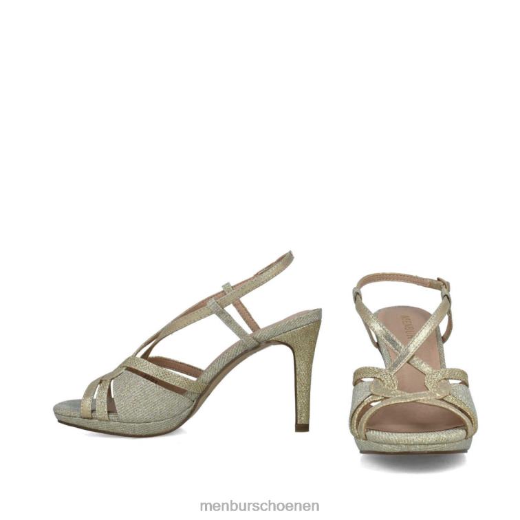 goud sandalen 64N062845 coma berenices vrouwen Menbur