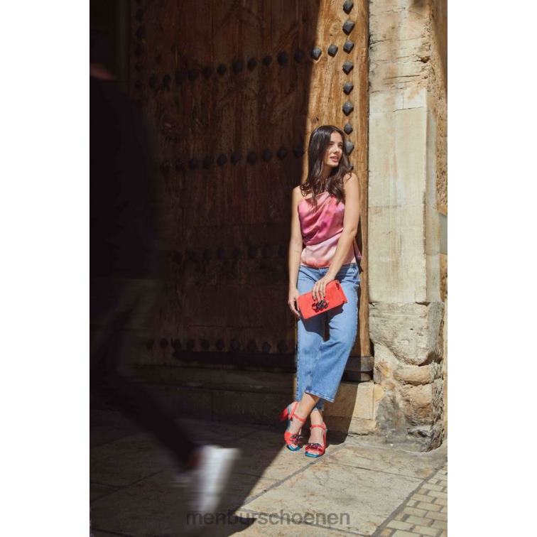 koraal sandalen 64N062585 reticulen vrouwen Menbur