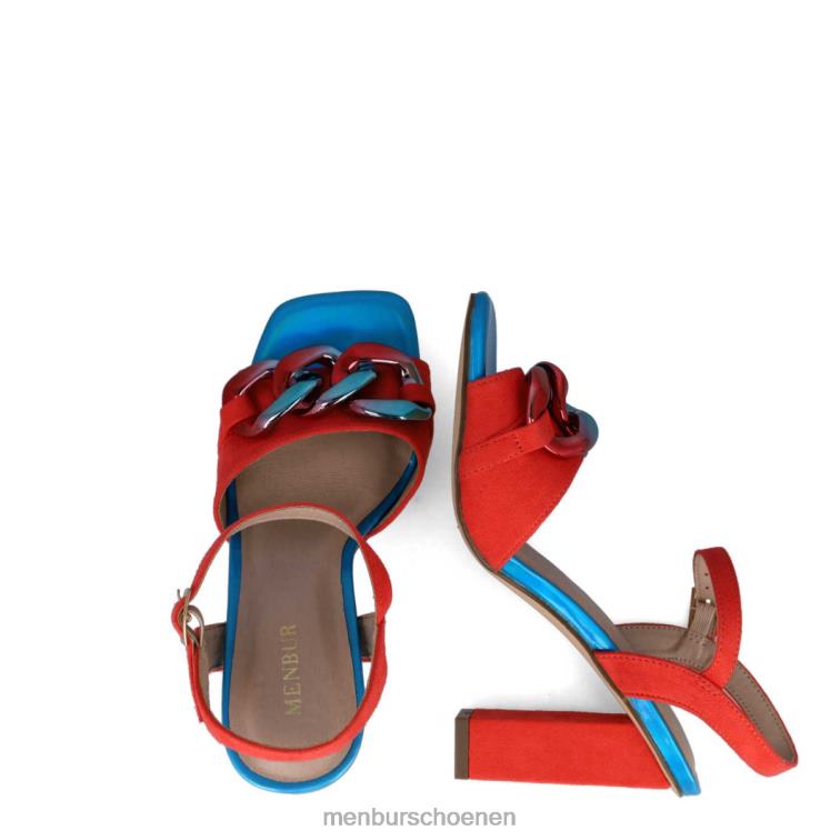 koraal sandalen 64N062585 reticulen vrouwen Menbur