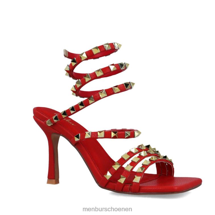 rood sandalen 64N062559 Weegschaal vrouwen Menbur