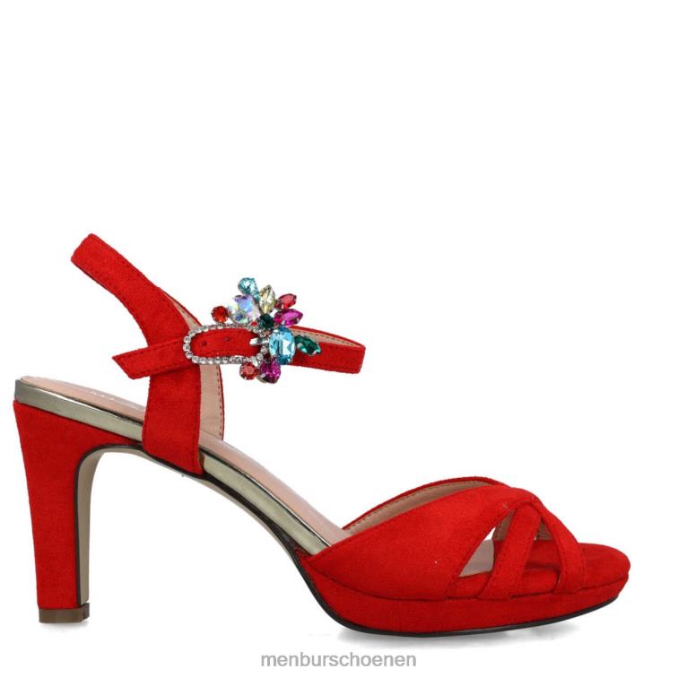 rood sandalen 64N062864 Orion vrouwen Menbur