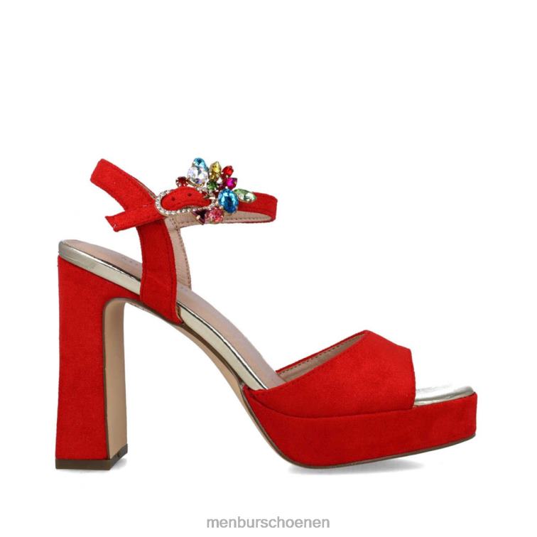 rood sandalen 64N0638 Orion vrouwen Menbur