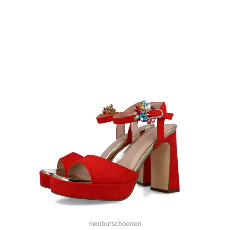 rood sandalen 64N0638 Orion vrouwen Menbur