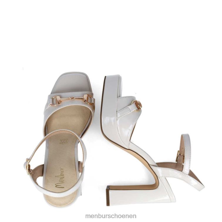 wit sandalen 64N062606 beeldhouwer vrouwen Menbur