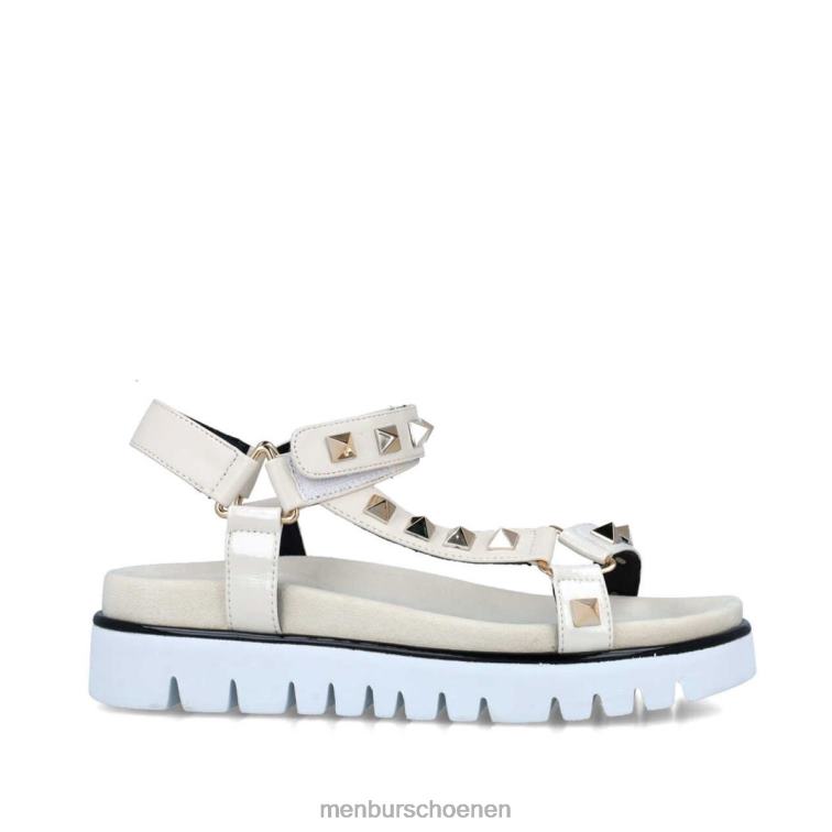 wit sandalen 64N0645 Vissen vrouwen Menbur