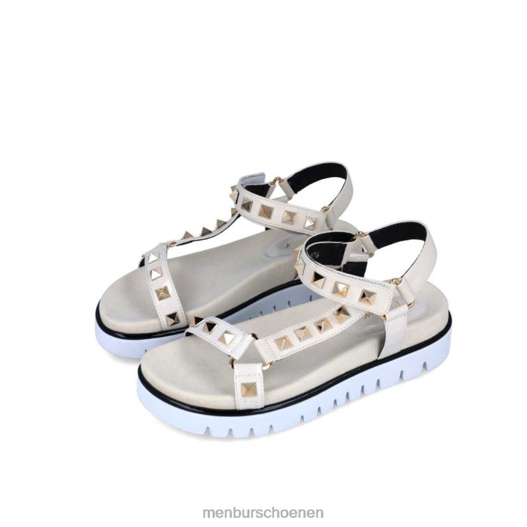 wit sandalen 64N0645 Vissen vrouwen Menbur