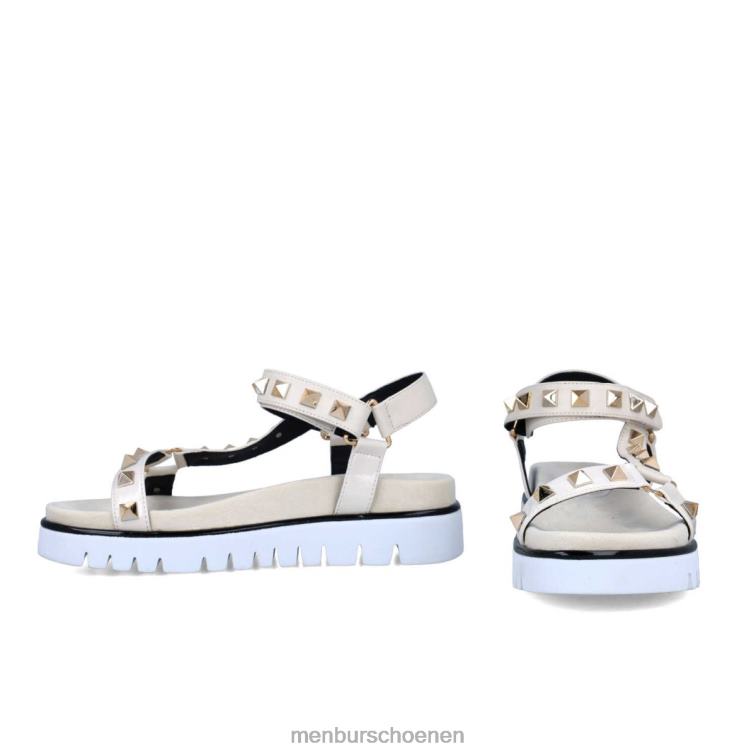 wit sandalen 64N0645 Vissen vrouwen Menbur