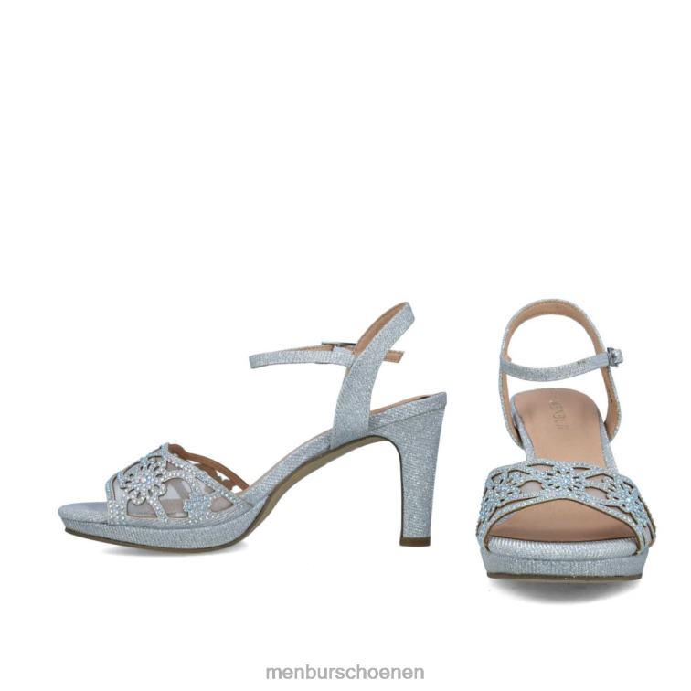 zilver sandalen 64N0615 apus vrouwen Menbur