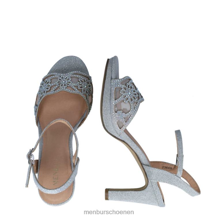 zilver sandalen 64N0615 apus vrouwen Menbur
