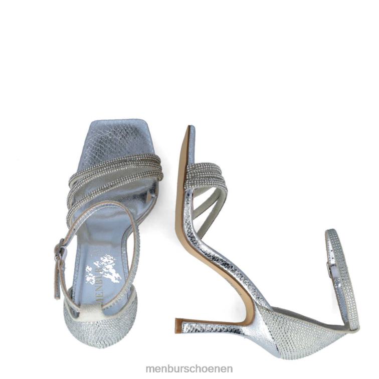 zilver sandalen 64N062734 lepus vrouwen Menbur