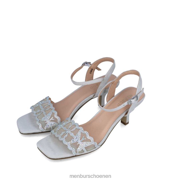 zilver sandalen 64N062777 waterman vrouwen Menbur