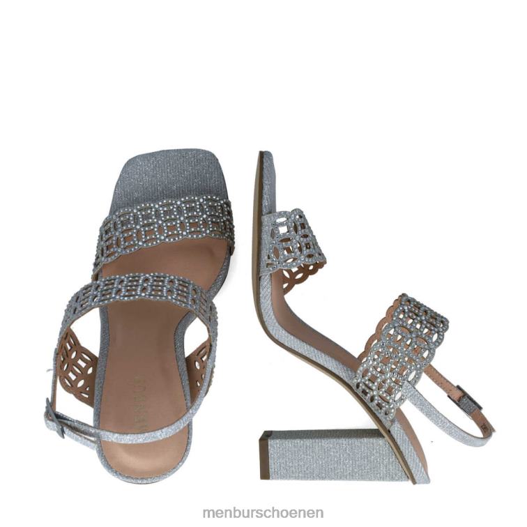 zilver sandalen 64N062849 auriga vrouwen Menbur