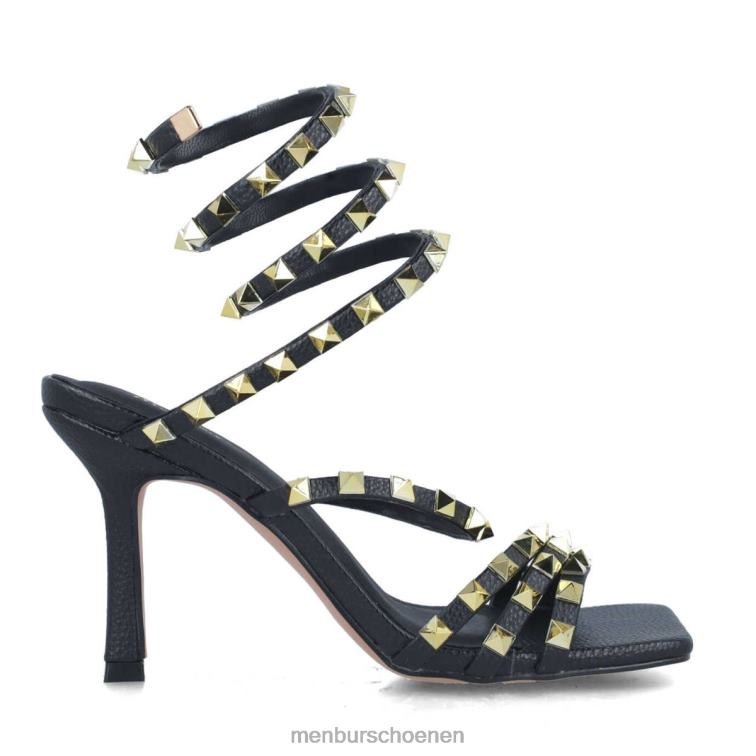 zwart sandalen 64N062557 Weegschaal vrouwen Menbur