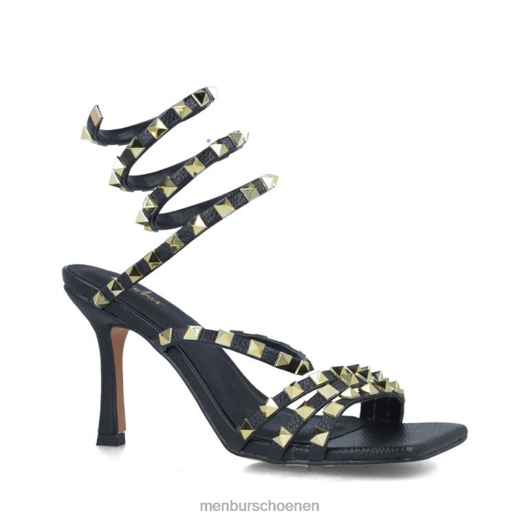 zwart sandalen 64N062557 Weegschaal vrouwen Menbur