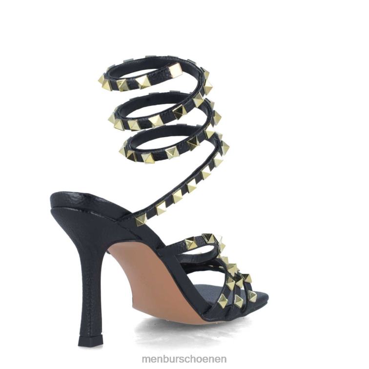 zwart sandalen 64N062557 Weegschaal vrouwen Menbur