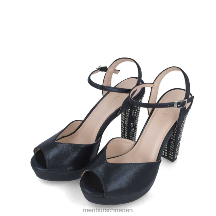 zwart sandalen 64N062711 altaar vrouwen Menbur