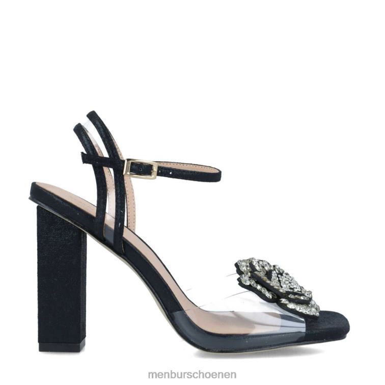 zwart sandalen 64N062868 reticulum vrouwen Menbur