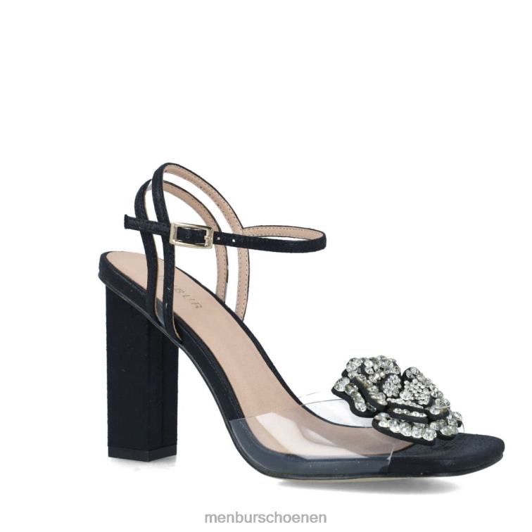 zwart sandalen 64N062868 reticulum vrouwen Menbur