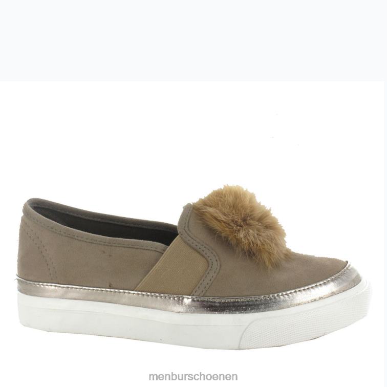 beige sportschoenen 64N063708 luieten vrouwen Menbur