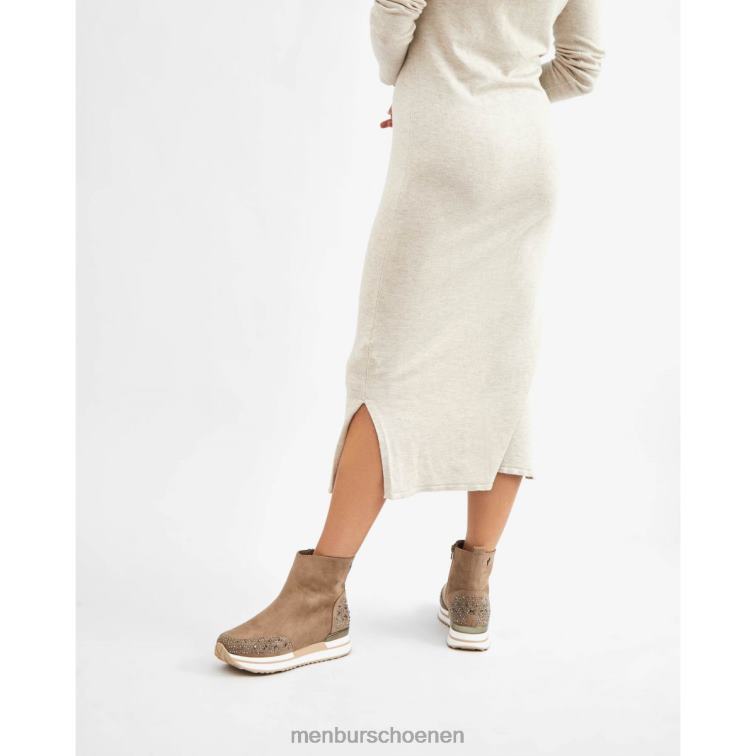 bruin sportschoenen 64N06582 pioenroos vrouwen Menbur