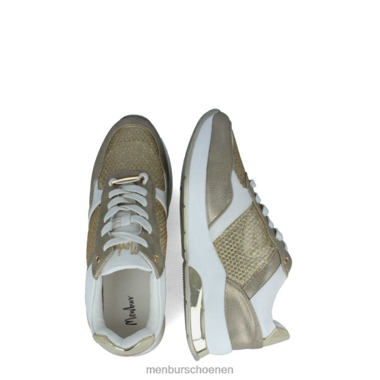 goud sportschoenen 64N06617 vlecht vrouwen Menbur