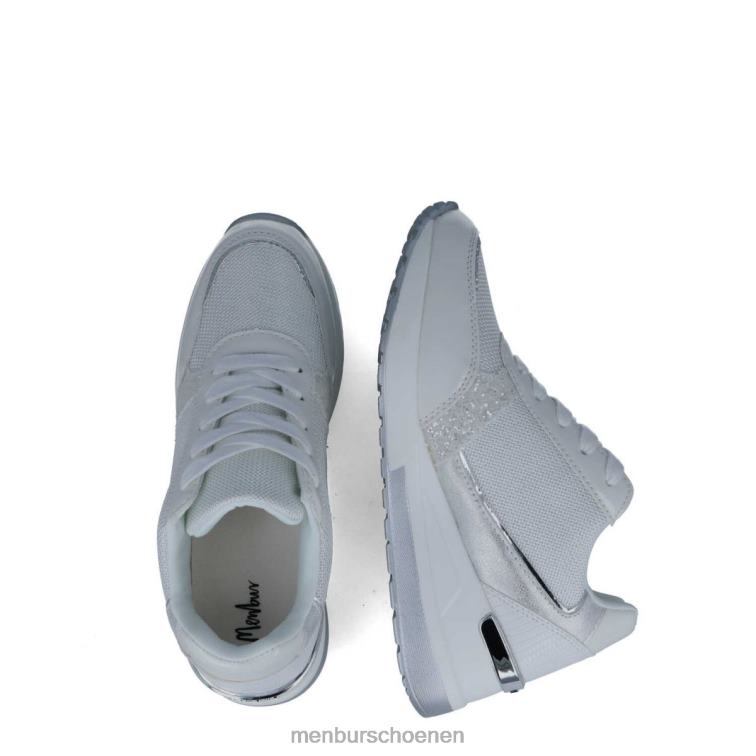 zilver sportschoenen 64N06581 Kleef vrouwen Menbur