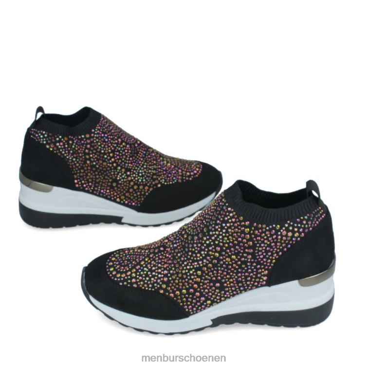 zwart sportschoenen 64N063666 bulgarno vrouwen Menbur