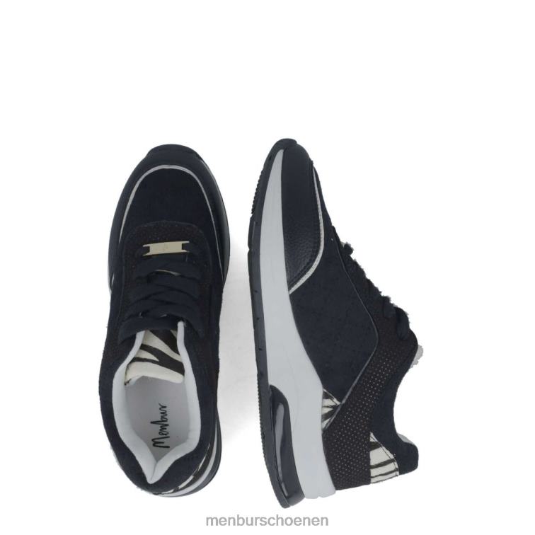 zwart sportschoenen 64N06607 almandino vrouwen Menbur
