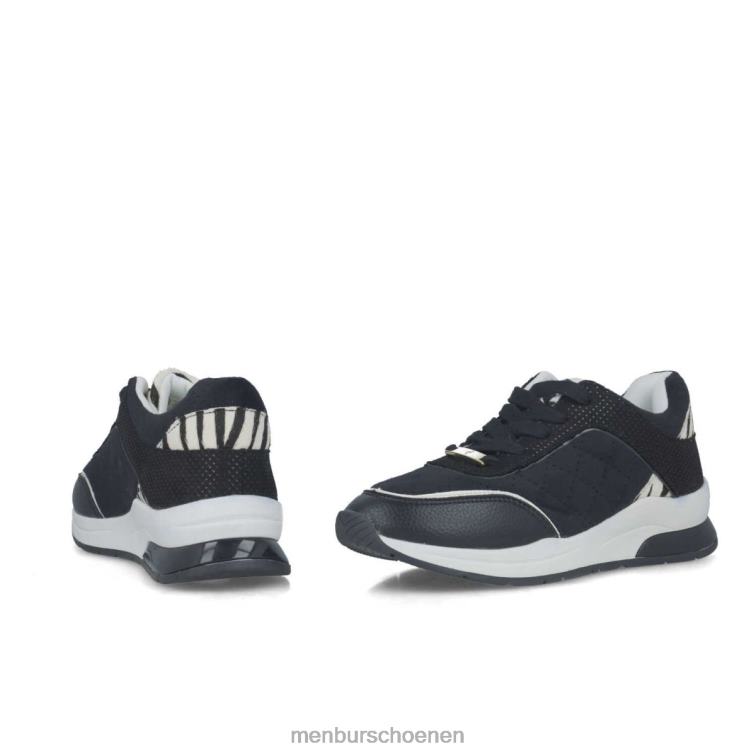 zwart sportschoenen 64N06607 almandino vrouwen Menbur