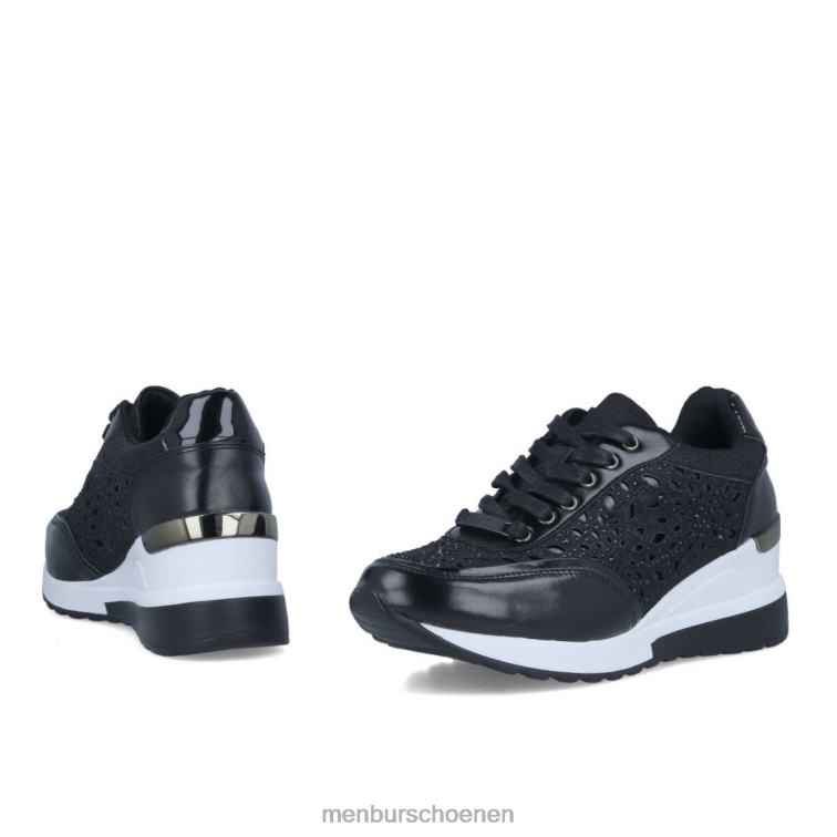 zwart sportschoenen 64N06661 kanaalaccia vrouwen Menbur