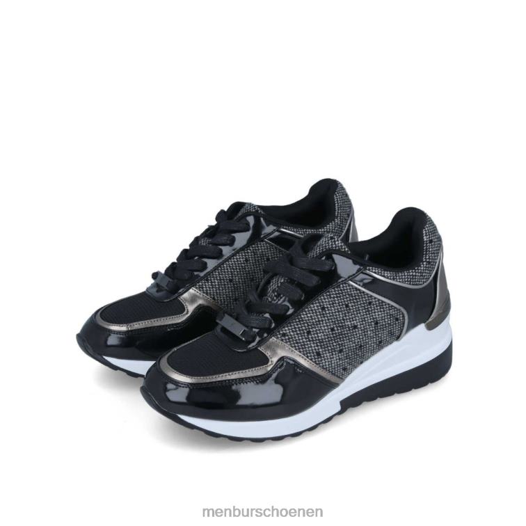 zwart sportschoenen 64N06664 kano vrouwen Menbur