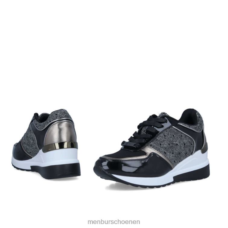zwart sportschoenen 64N06664 kano vrouwen Menbur