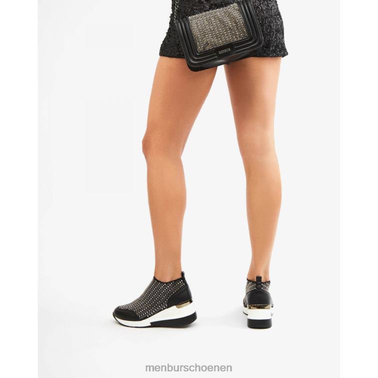 zwart sportschoenen 64N06676 heliconia vrouwen Menbur